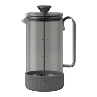 HYDY 法式濾壓壺 咖啡和茶壺 4杯 32oz / 960ml, 鐵灰色, 1個