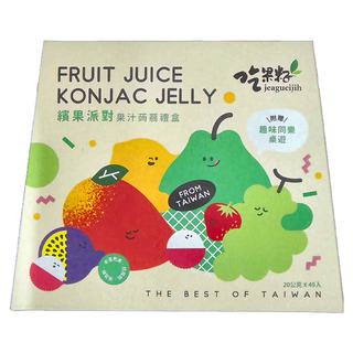 吃果籽 繽果派對果汁蒟蒻禮盒, 980g, 1盒