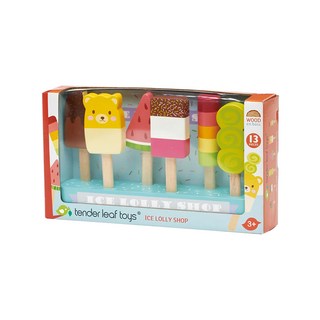 tender leaf 夏日冰品店, 橡膠木 多色, 1組