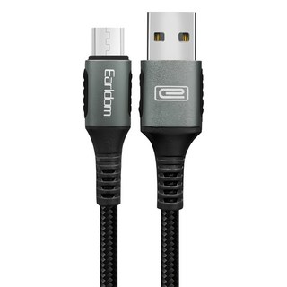 Earldom 藝鬥士 EC-102 Type-C to USB充電線 2M 尼龍保護, 1條