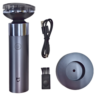 mijia 米家 電動刮鬍刀 S302 專屬禮盒款, 雙環弧面刀網 免拆快洗, 港灣藍