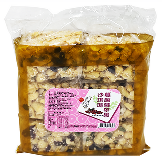 長松食品 蔓越莓堅果沙琪瑪 台灣產, 330g, 1袋
