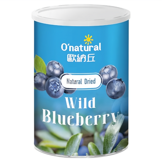 O'natural 歐納丘 天然野生藍莓乾, 150g, 1罐