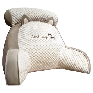 ika 冰絲涼感豆豆靠枕 豆豆絨+PP棉, 70 x 25 x 50cm, 哈士奇