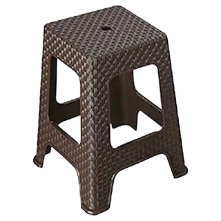 KEYWAY 聯府 雅歌藤藝塑膠休閒椅 KGB747-3 375 x 375 x 470mm, 棕色, 1個