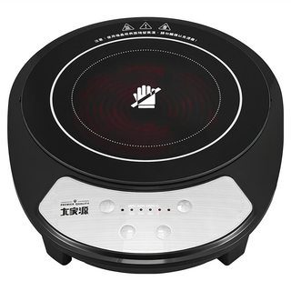 大家源 按鍵式 微晶電陶爐，過熱自動斷電，400-1200W火力，15-120分鐘定時, TCY-390501, Countertop