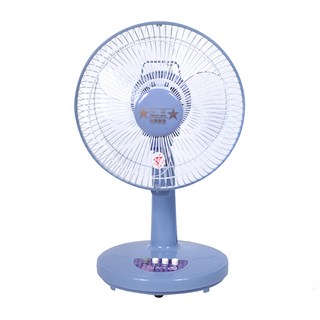 雙星牌 10吋桌扇 TS-1030, 台灣製造, 左右擺頭, 顏色隨機