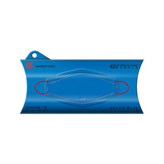 NCI MaskStudio 4D韓式醫用口罩 成人用 未滅菌, 花木藍, 7片, 1盒