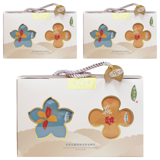 南海茶道 茶語花香茶包禮盒 4g 20包, 桂花烏龍茶 + 茉莉包種茶, 3盒