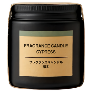 MUJI 無印良品 芬香蠟燭, 檜木, 85g, 1個