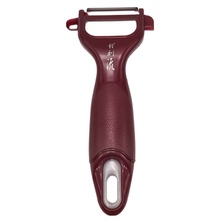vim 一中沛 黑鮪削皮器, 酒紅色, 1個