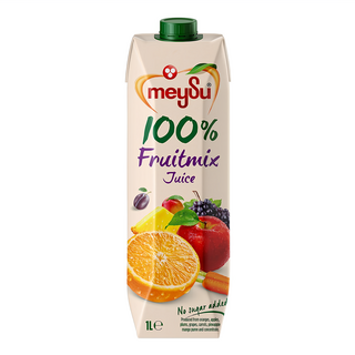 meySu 美愫 100%天然綜合果汁 無添加糖 多種水果風味 健康美味 全家共享, 1L, 1瓶