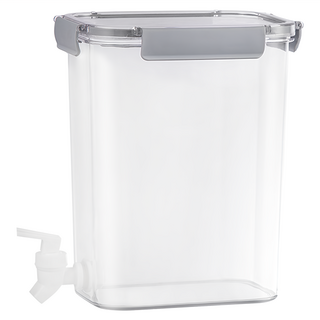 FAmILyLIFE 生活 冰沁多功能全密封儲物冰水壺, 高冷灰, 4.5L, 1個