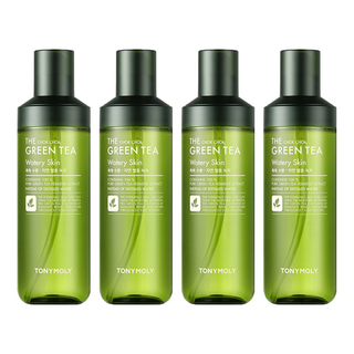 TONYMOLY Chok Chok 綠茶保濕化妝水 - 100%純綠茶發酵萃取物 水漾肌膚, 180ml, 4瓶
