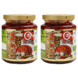 勝記大榮 蒜蓉朝天椒 嚴選辣椒和蒜頭 台灣出產, 360g, 2罐