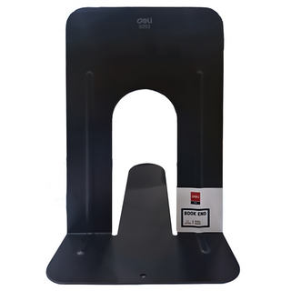 得力 烤漆書架 防滑底座 T字造型結構 防腐蝕金屬粉末塗層 穩固耐用, 9吋, 黑色