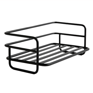 HOLA 和樂家居 Ink 鐵線收納清潔用品收納架 444g, 黑色, 1個