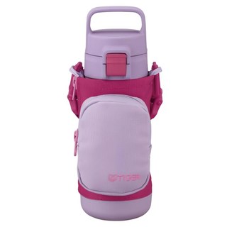 TIGER 虎牌 童用型保溫保冷杯 MTA-A型 附杯套, 梅粉紫, 500ml, 1組