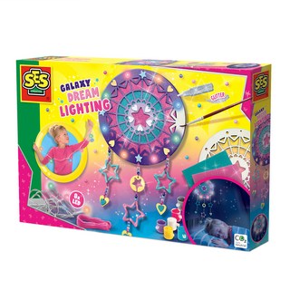 荷蘭SES DIY手作系列-含8顆LED燈, 銀河夢幻捕夢網, 1盒