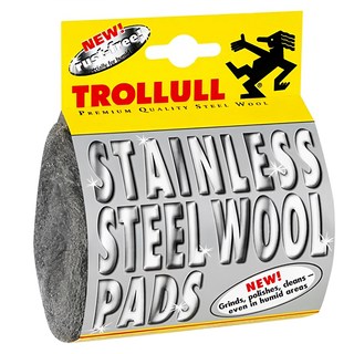 TROLLULL 專業不鏽鋼絲絨墊 適用於潮濕區域, 1組