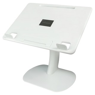 aibo 萬用多功能可調角度筆電架/平板支架/閱讀書架 IP-MA33, 1個, 白色