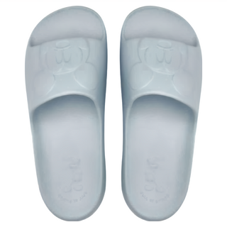 BORUI 柏睿鞋業 大人款 造型厚底紓壓DN米奇浮雕拖鞋 經典款, 天藍色, 38