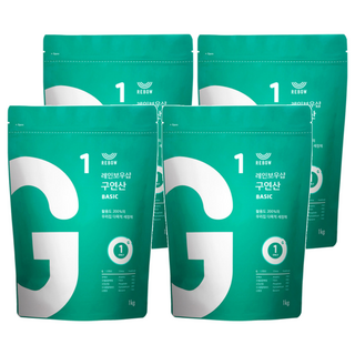 REBOW BASIC 檸檬酸清潔劑, 1kg, 4包