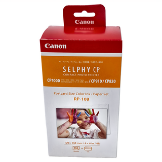 Canon 佳能 相片紙 含墨盒 RP-108, 148 x 100mm, 108張