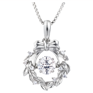 Crossfor 正版日本原裝 New York 純銀懸浮閃動項鍊 耶誕款