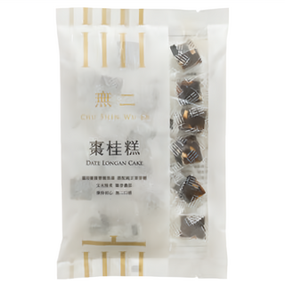 無二 棗桂糕 1包 150g - 傳統養生點心，獨立包裝方便攜帶，棗香濃郁桂圓香氣四溢