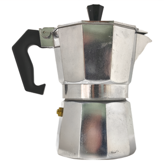 Homely Zakka 義式經典風格角型摩卡壼 3杯 食品級鋁合金, 1組