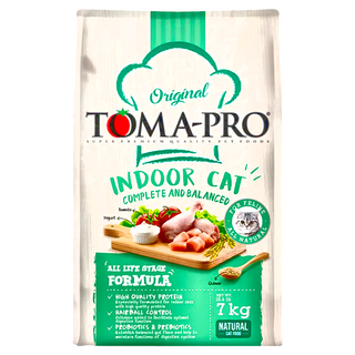 TOMA-PRO 優格室內貓全齡配方乾糧 含益生菌和益生元 有助於消化, 雞肉 + 米, 7kg, 1袋