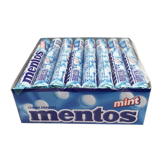 mentos 曼陀珠 薄荷味糖果 24條裝, 907.2g, 1盒