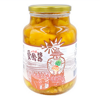 山上區農會 愛鳳醬 - 台灣在地鳳梨製成 酸甜開胃 料理好幫手, 650g, 1瓶