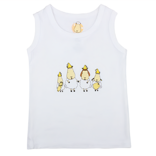 baa baa sheepz 抱抱羊 全家福無袖上衣 95%天然竹纖維