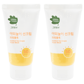 GREEN FINGER 綠手指 幼兒戶外滋潤防曬乳 SPF50+ PA++++, 80ml, 2條