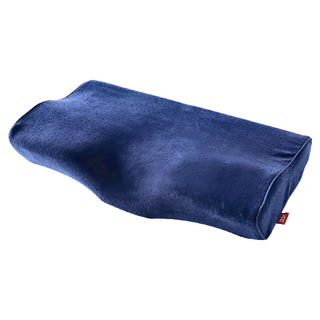 DON HOME 3D透氣蝶型枕 釋壓慢回彈 耐用設計, 34 x 60cm, 藍色, 1個