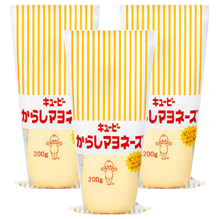 Kewpie 黃芥末美乃滋 200g, 3條