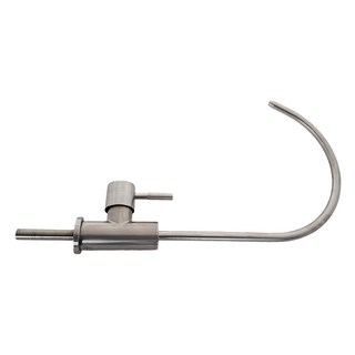 LEADER 麗達 304不鏽鋼 RO逆滲透水龍頭2分 大彎款 不鏽鋼原色 LBE ST0092, 1個