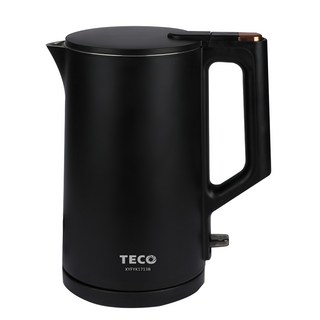TECO 東元 316不鏽鋼雙層防燙快煮壺, 英國STRIX溫控技術, 1.5L大容量, 無縫內膽設計, 自動斷電功能, XYFYK1513B