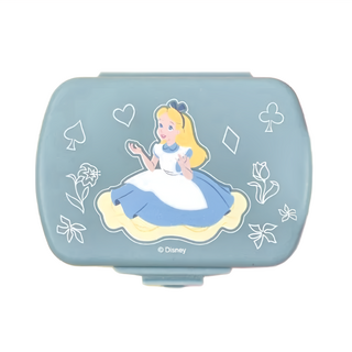 Disney 迪士尼 萬用6格收納盒 CA944A-10, 愛麗絲藍, 1個