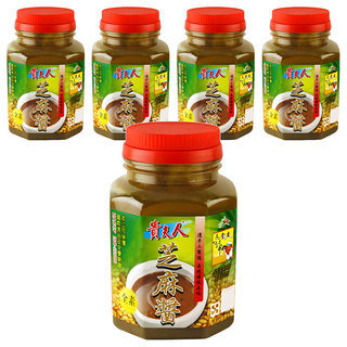 貴夫人 特級芝麻醬, 520g, 適用於大餅、饅頭、涼麵、土司等, 5罐