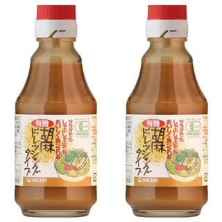 HIKARI FOODS 光食品 有機和風胡麻醬 有機成分高達99% 日本產, 225g, 2瓶