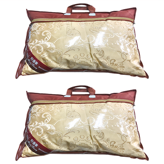 CHESTER 契斯特 舒眠透氣高原羊絨枕 附提袋, 2個, 金色