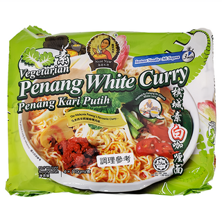 Nyor Nyar 娘惹料理 唯杰 檳城素白咖哩快熟麵 110g, 4包