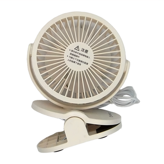 AIRMATE 艾美特 USB桌夾兩用小扇 UD201, 奶白色