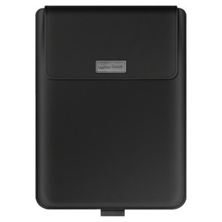 LESTAR 超薄防水可折疊3折支架筆電包/內膽包4件組 通用款 15/16吋適用, 黑色, 1組