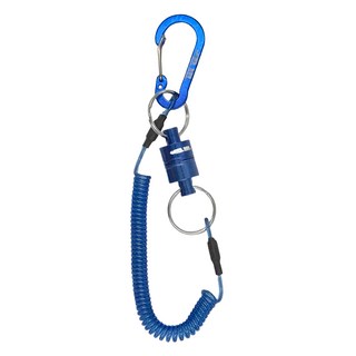 MR.BEE 蜜蜂先生 磁力扣+鋼絲失手繩, 藍色, 1條