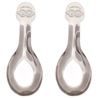 山蒲利 不鏽鋼兒童匙 神偷奶爸系列產品 #304不鏽鋼 耐溫-20°C~+100°C 台灣製, ME-758, 38 x 100mm, 2個