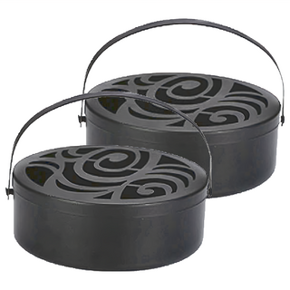 古風款鐵藝蚊香盒 Set 2 祥雲款/飛魚款, 14 x 4.8cm, 款式隨機